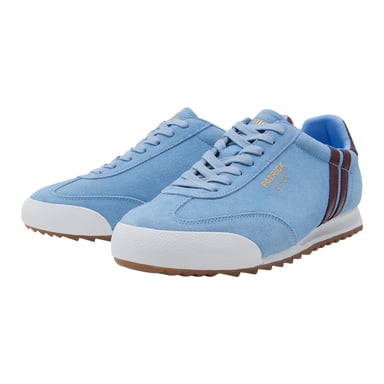 Patrick - "Dijon" Sneaker für Herren, Wildleder (Himmelblau/Burgunderrot/Weiß)
