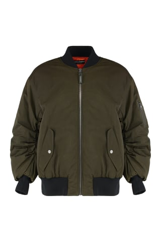 Oversized Bomber aus Nylon