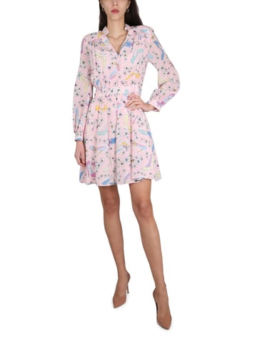 Absätze und Blumen Kleid
