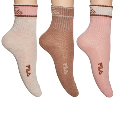 3er-Pack Mädchensocken bis zur Wade F8206
