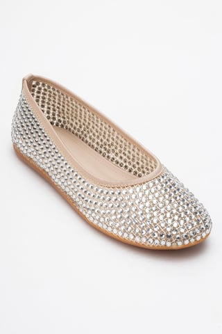 Runway Mesh Verziert Ballerina