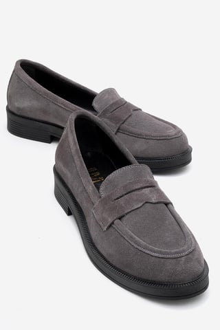 Bree Plateau Penny Leder Loafer