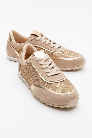 Bonia Strass Wildleder Turnschuhe Damen
