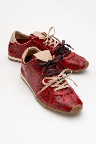 Crea Leder Turnschuhe Damen