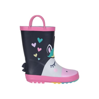 Mountain Warehouse - Einhorn Gummistiefel für Kinder (Dunkelblau)