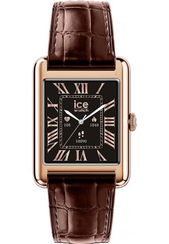 Ice Watch Ice Smart Tk 2.0 - Rose-gold - Brown Croco Braun Unisex Armbanduhr 025382 -