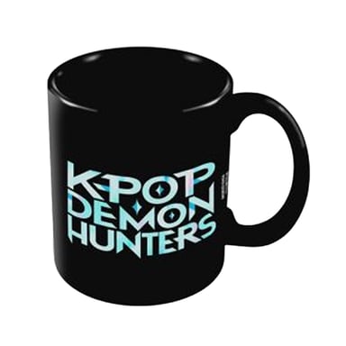 K-Pop Demon Hunters - Kaffeebecher, Logo (Schwarz)