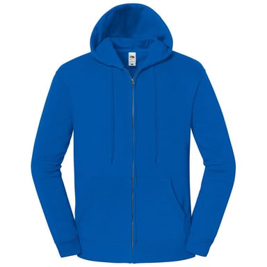 Fruit of the Loom - "Iconic Premium" Hoodie mit durchgehendem Reißverschluss für Herren/Damen Unisex (Königsblau)
