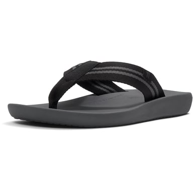Fitflop iQushion Polyester Herren Sandalen in Schwarz/Grau