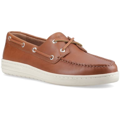 Sperry Strake 2-Augen Boot Leder Herren Offene Tan Bootsschuhe