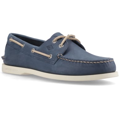 Sperry Authentische 2-Augen-Boots-Leder-Schuhe für Herren in Marineblau