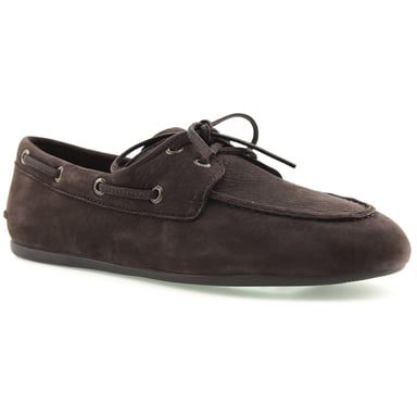 Sperry Slim Boot Leder Damen Dunkelbraune Segelschuhe