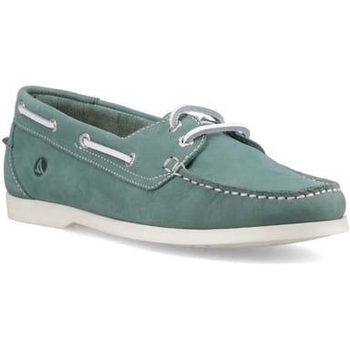 Sperry Balboa 2-Augen Boot Nubuk Damen Grün Bootsschuhe