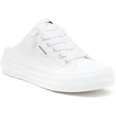 Rocket Dog Cheery Mule Canvas Textile Women's White Mules