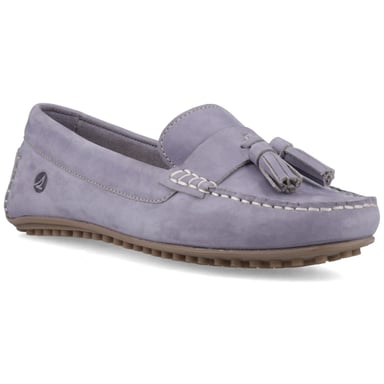 Sperry Salvador Slip-On Nubuck Damenschuhe Lila Mokassins