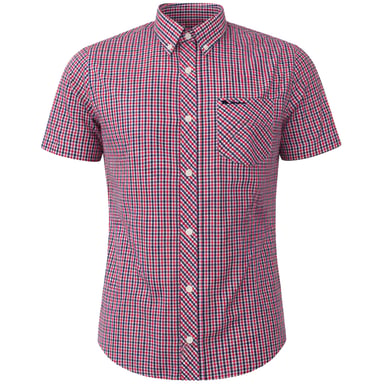 Ben Sherman Oxford Herren Rothemd