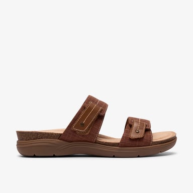 April Dusk Dunkelbraune Int Sandalen