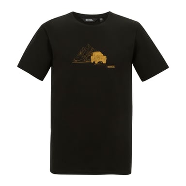 Regatta - "Cline IX" T-Shirt für Herren (Schwarz)