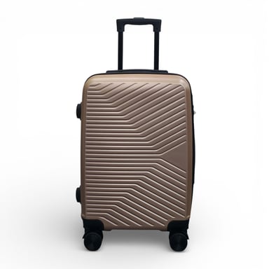 Goldene Hartschalenkabine 48 x 37 x 20 cm Sicherer Gepäckkoffer