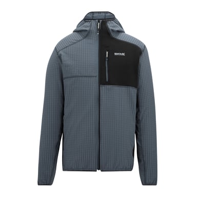 Regatta - "Alven" Fleecejacke für Herren, Durchgehender Reißverschluss (Sturmgrau/Schwarz)