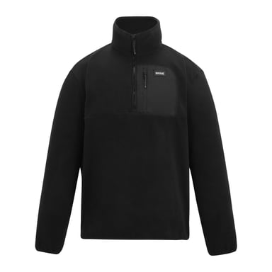 Regatta - "Frankie" Fleece für Herren, mit kurzem Reißverschluss (Schwarz)