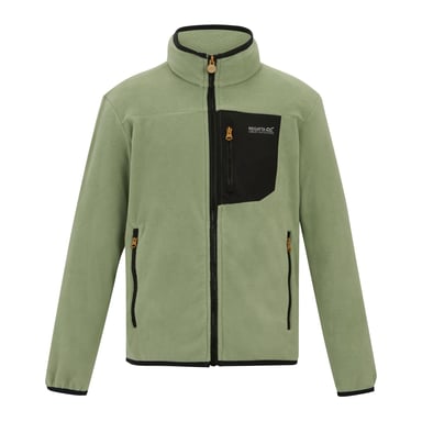 Regatta - "Frankie" Fleecejacke für Kinder, Durchgehender Reißverschluss (Salbeigrün)