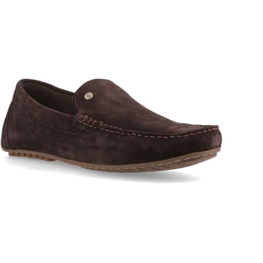 Hush Puppies Ralph Wildleder Leder Herren Braune Slipper