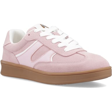 Hush Puppies Maura Wildleder Damen Pink Sneakers