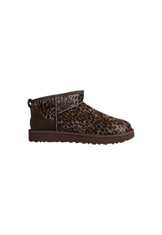 Klassische Ultra Mini Leopardenstiefel