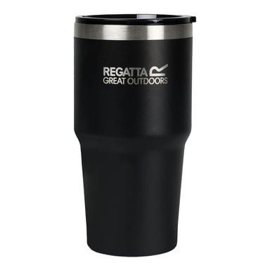 Regatta - Trinkbecher, Thermisches Material, Reise, 600ml (Schwarz)