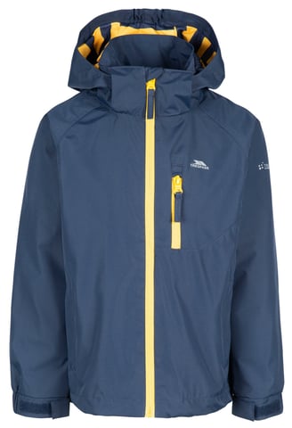 Trespass Childrens Boys Overwhelm Regenjacke (Marine)