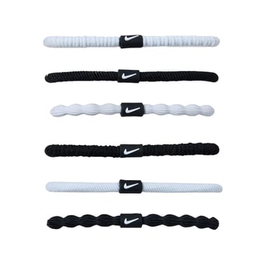 Nike - Haarband (6er-Pack) (Weiß/Schwarz)