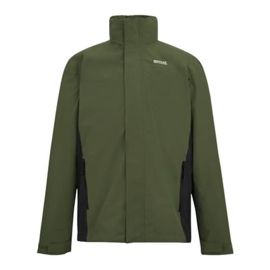 Regatta - "Matt II" Jacke, wasserfest für Herren (Dunkel-Khaki/Schwarz)