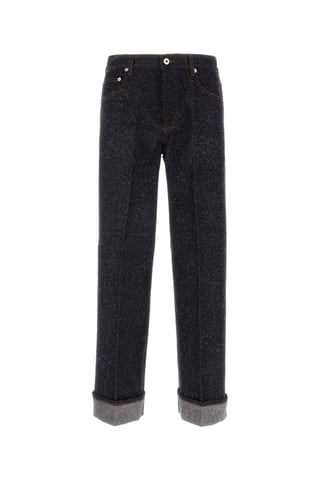 Melange Blaue Denim Jeans