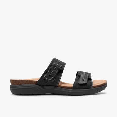 April Dusk Schwarze Interest Sandalen