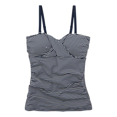 Regatta - "Aceana III" Tankini-Oberteil für Damen (Marineblau/Weiß)