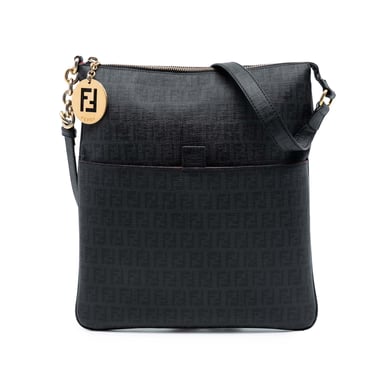 Gebrauchtes Zucchino Beschichtetes Canvas Charm Zip Umhängetasche