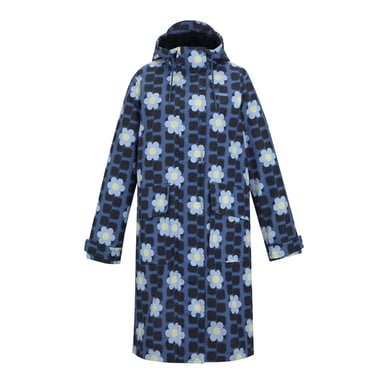 Regatta - "Orla Kiely" Jacke, wasserfest für Damen, Lang (Blau)