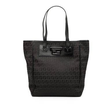 Fendi Pre-owned Zucchino-Canvas-Tragetasche, pre-owned - Schwarz