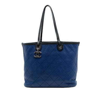 Gebrauchte gesteppten Kaviar Shopping Fever Tote