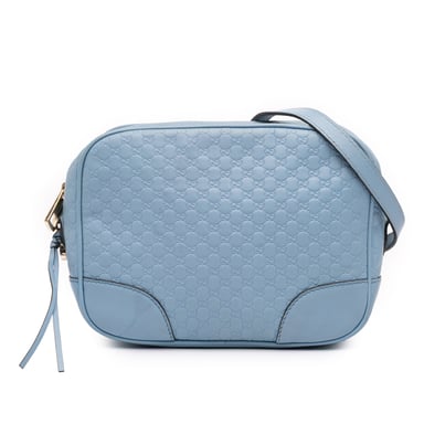 Gucci Pre-owned Pre-owned Mini Microguccissima Bree Umhängetasche - Hellblau