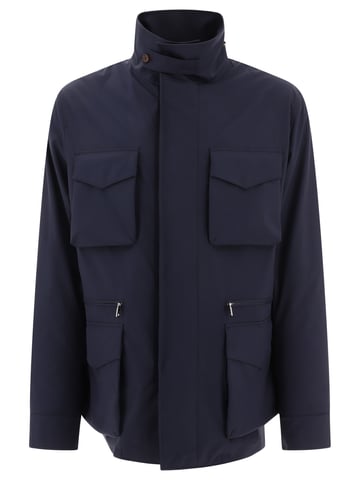 Technische Gewebe-Safari-Jacke
