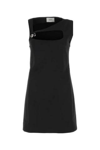 Schwarz Stretch-Jersey Enges Kleid