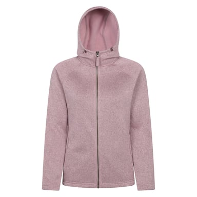 Mountain Warehouse - "Nevis" Hoodie mit durchgehendem Reißverschluss für Damen (Blassrosa)