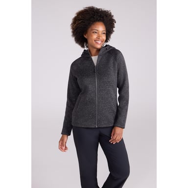 Mountain Warehouse - "Nevis" Hoodie mit durchgehendem Reißverschluss für Damen (Dunkelgrau)