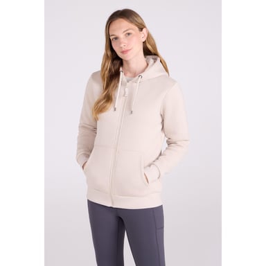 Mountain Warehouse - "Dalton" Hoodie mit durchgehendem Reißverschluss Sherpa-Futter für Damen (Hellbeige)