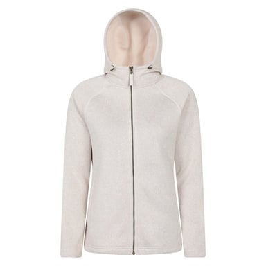 Mountain Warehouse - "Nevis" Hoodie mit durchgehendem Reißverschluss für Damen (Beige)