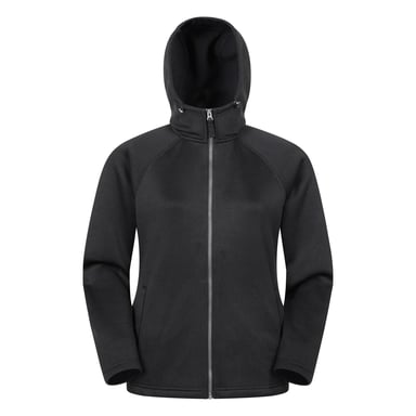 Mountain Warehouse - "Nevis" Hoodie mit durchgehendem Reißverschluss für Damen (Samtschwarz)