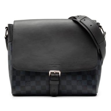 Gebrauchte Damier Cobalt Newport Messenger PM