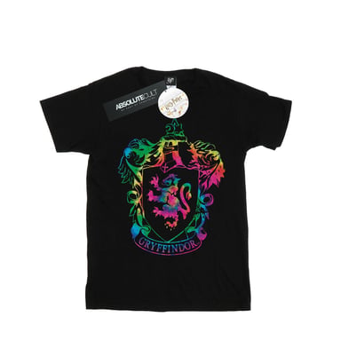 Harry Potter - "Gryffindor" T-Shirt für Mädchen (Schwarz)